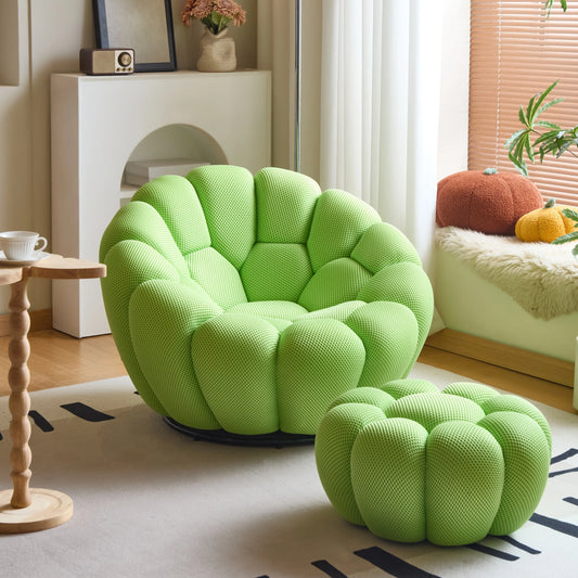 Football bubble lazy sofa living room balcony rotatable single Rochburg creative leisure chair sofa Internet celebrity