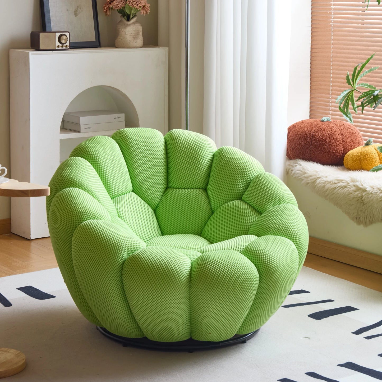 Football bubble lazy sofa living room balcony rotatable single Rochburg creative leisure chair sofa Internet celebrity