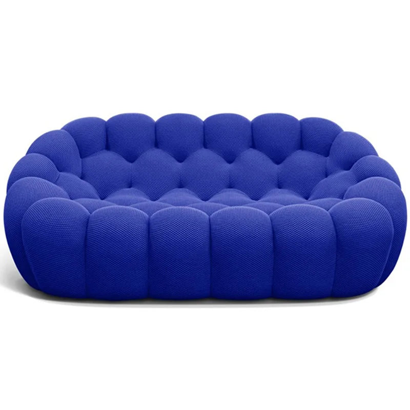 Hot Selling French Net Red Cream Wind Soft Support Luxury Soft 3 D Three-dimensional Curved Velvet Sofa for Living Room