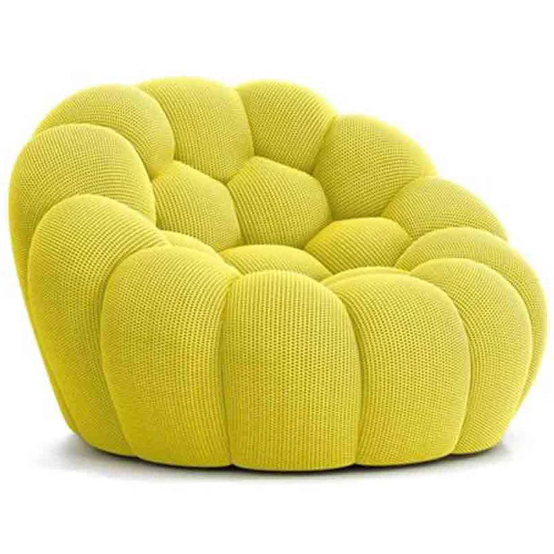 Hot Selling French Net Red Cream Wind Soft Support Luxury Soft 3 D Three-dimensional Curved Velvet Sofa for Living Room